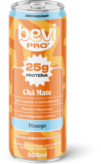Chá Proteico 25g Mate e Pêssego