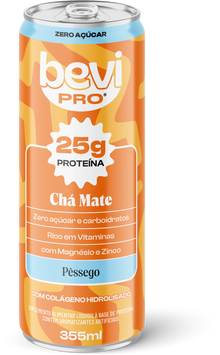 Chá Proteico 25g Mate e Pêssego
