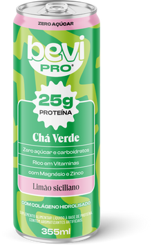 355ml BEVIPRO 25g Prot Chá Verde e Limão Siciliano