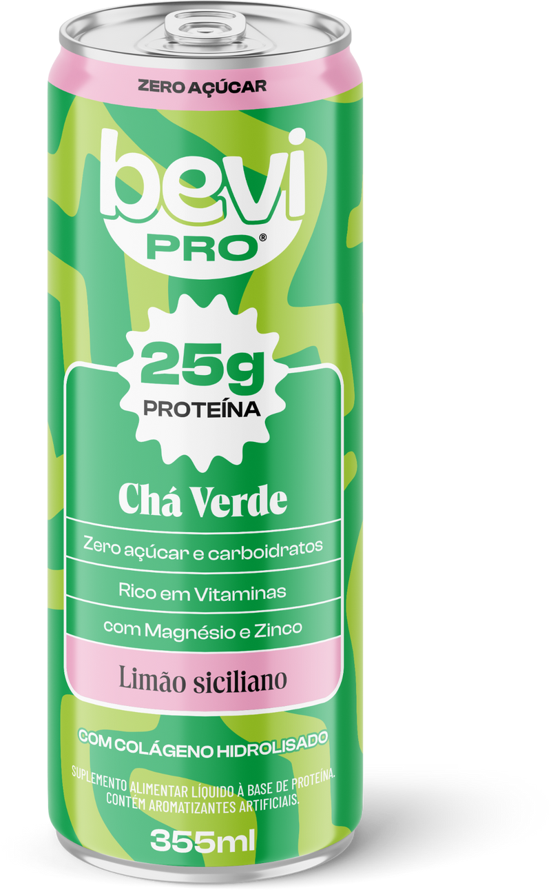 355ml BEVIPRO 25g Prot Chá Verde e Limão Siciliano